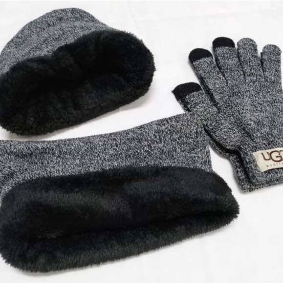 🎁🆕️Hat Scarf Glove 3pc UGG Gift Set - Picture 6 of 8